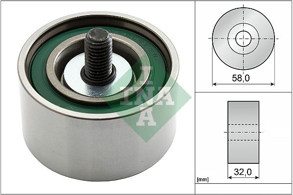 WILMINK GROUP Паразитный / Ведущий ролик, зубчатый ремень WG1253053